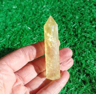 Citrín broušená špice 75 mm | 43 g (X1999)