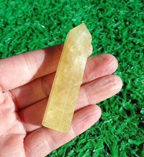 Citrín broušená špice 76 mm | 46 g (X2001)