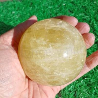 Citrín koule leštěná 74 mm | 557 g (X2007)