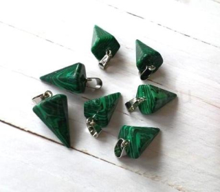 Minerální přívěsek malachit (X2022)