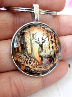 Klíčenka, přívěšek na klíče jelen (H672)