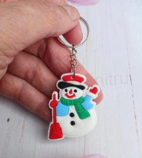 Klíčenka, přívěšek na klíče sněhulák (D1135)