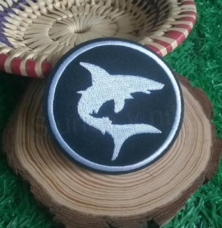 Nášivka, nažehlovačka žralok 7,7 cm (C758)