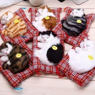 Plyšová hračka kočka se zvukem více barev (D1137)