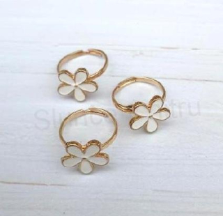 Nastavitelný jemný prsten kytička (BP534)