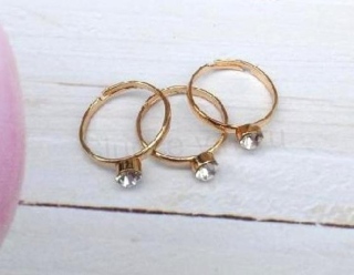 Nastavitelný jemný prsten s kamínkem (BP536)