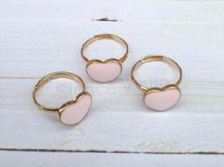 Nastavitelný jemný prsten srdce (BP537)