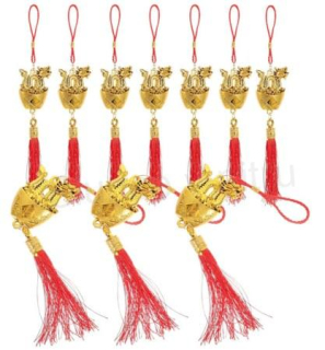 Závěsná dekorace draka pro štěstí feng shui (E1008)