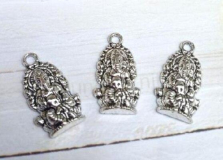 Přívěsek hinduistického sloního boha Ganéši - 26,5 x 12,8 mm (AA347)