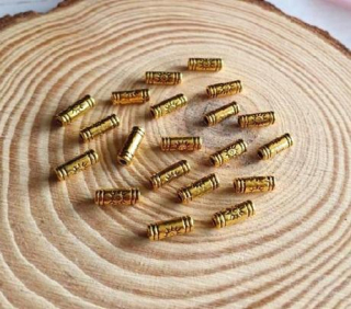 Kovový korálek - mezidíl 9,5 x 3,5 mm (AA348)