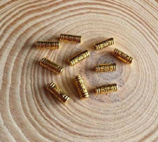 Kovový korálek - mezidíl 9,5 x 3,5 mm | 30 kusů (AA349)