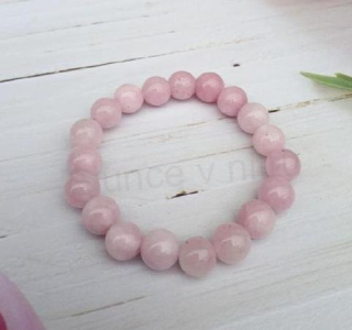 Minerální náramek kunzit kuličky 10 mm (X2032)