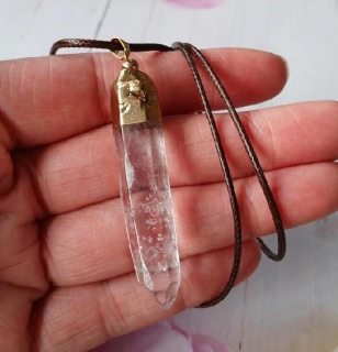 Náhrdelník pokovený křišťál špice 12,7 g (Brazílie) (X2084)