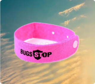 Repelentní náramky proti hmyzu růžový (F27)