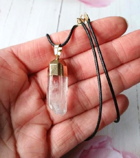 Náhrdelník pokovený křišťál špice 9,1 g (Brazílie) (X2103)