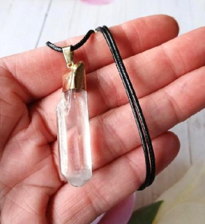Náhrdelník pokovený křišťál špice 9,7 g (Brazílie) (X2106)