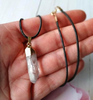 Náhrdelník pokovený křišťál špice 6,5 g (Brazílie) (X2107)