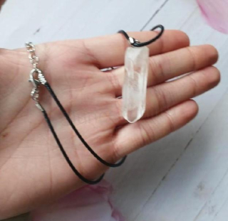 Náhrdelník křišťál špice 8,7 g - (Brazílie) (X2112)