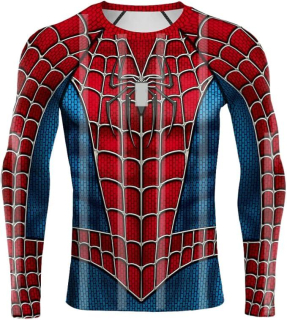 Pánské kompresní tričko s dlouhým rukávem velikost XL (K636)