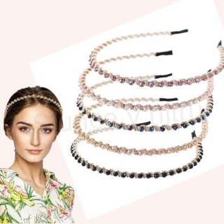 Čelenka do vlasů, štras více variant (H686)