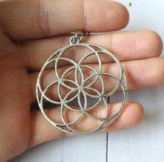 Přívěsek lotosový květ 48 x 44 mm (AA402)