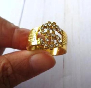 Pánský prsten tvar S velikost 67 mm (BP541)