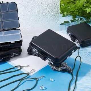 Plastový úložný box na rybářský háčky (R14)