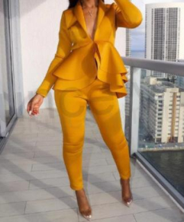 Dámský společenský top žlutý – velikost 3XL (K20)