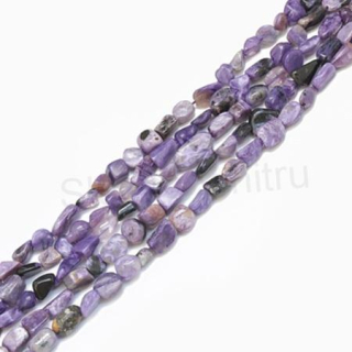Minerální korálek čaorit 4 - 15 x 4 - 8 x 3 - 7 mm - tromlovaná nugetka (X2130)