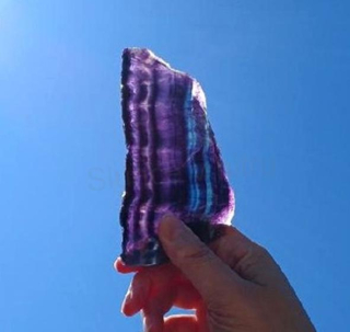 Fluorit leštěný plátek 217 g (X2147)