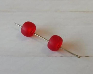 Skleněné korálky s velkým průvlekem 8,6 x 5,2 mm (AC681)