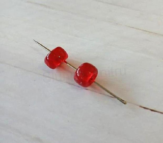 Skleněné korálky s velkým průvlekem 8,6 x 5,2 mm (AC686)