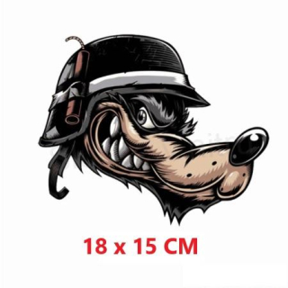 Moto nášivka Vlk (C854)