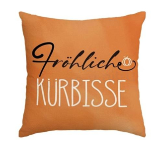 Potah, povlak na polštář veselé dýně 50 x 50 cm (S16)