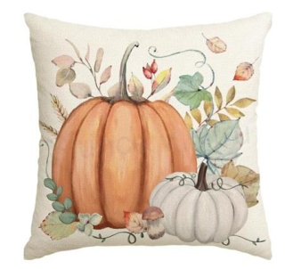 Potah, povlak na polštář veselé dýně 50 x 50 cm (S19)
