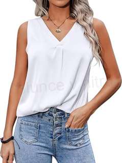 Halenkový saténový dámský top velikost M (K658)