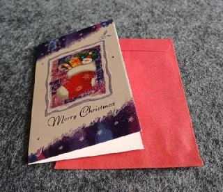 Vánoční jmenovka, kartička na dárky botička (E1047)