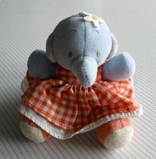 Plyšová hračka sloní slečna 15 cm (D1143)