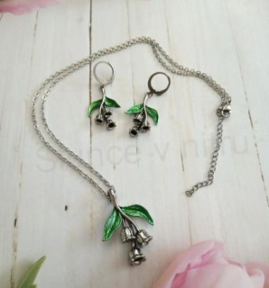 Souprava šperků konvalinka 3D (BS152)