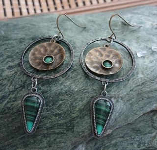 Visací ozdobné kované náušnice (BB923)