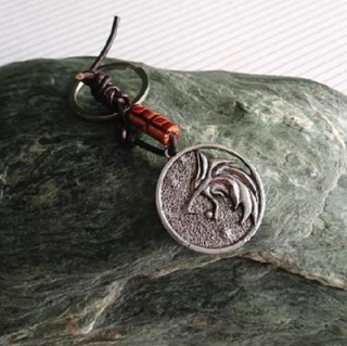 Klíčenka, přívěsek na klíče vlk, Geralt (H737)