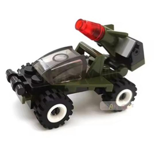 Stavebnice lego vojenské auto (D665)