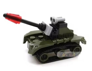 Stavebnice lego vojenský tank (D666)