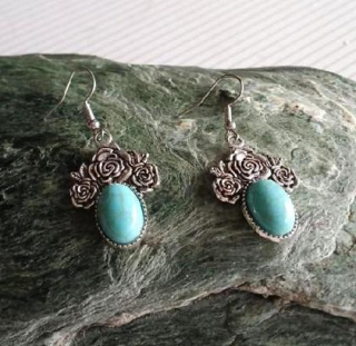 Dlouhé etnické náušnice Bohemia (BB938)