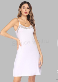 Dámská noční košile negližé noční prádlo bez rukávů velikost XL (K678)