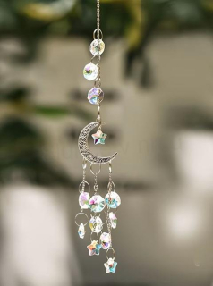 Křišťálový sluneční lapač s měsícem (BD1047)