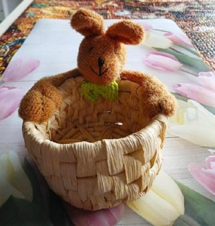 Velikonoční zajíček, dekorace na vajíčka (V207)