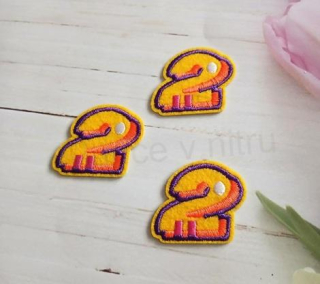 Samolepicí nášivka číslo 2 (C865)