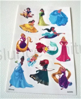 Voděodolné, dočasné tetovaní princezny (E67)