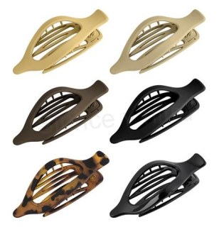 LOPHE Plochá sponka do vlasů – kvalitní zahnutý Flat Claw Clip (H771)